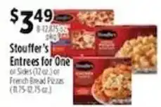 Pioneer Supermarkets Stouffer's Entrees for One offer
