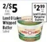 Pioneer Supermarkets Land O Lakes Whipped Butter Salted offer