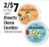 Pioneer Supermarkets Alouette Cheese Crumbles offer
