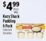Pioneer Supermarkets Kozy Shack Pudding offer