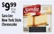 Pioneer Supermarkets Sara Lee New York Style Cheesecake offer