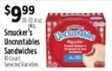 Pioneer Supermarkets Smucker's Uncrustables Sandwiches offer