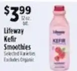 Pioneer Supermarkets Lifeway Kefir Smoothies offer