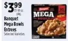 Pioneer Supermarkets Banquet Mega Bowls Entrees offer