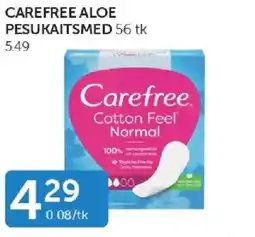 Walgreens Carefree Cotton Feel Normal offer