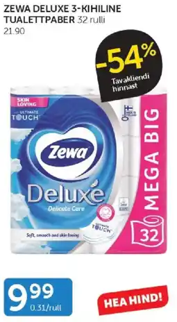 Walgreens Zewa Deluxe 3-kihiline tualettpaber offer