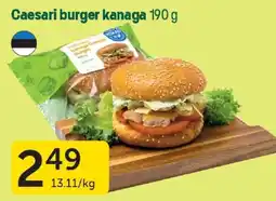 Walgreens Caesari burger kanaga offer