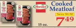 Market Basket Hormel cooked meatloaf offer