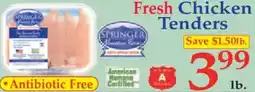 Market Basket Springer chicken tenders offer