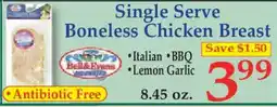 Market Basket Bell & Evans Single Serve Boneless Chicken Breast offer