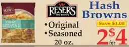 Market Basket Reser's hash browns offer