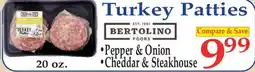 Market Basket Bertolino Turkey Patties offer