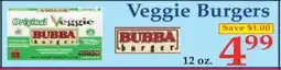 Market Basket Bubba veggie burger offer