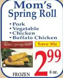 Market Basket Mom's Spring Roll offer