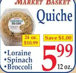 Market Basket Market Basket Quiche offer