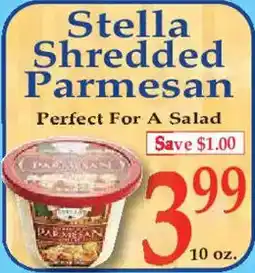 Market Basket Stella shredded parmesan offer