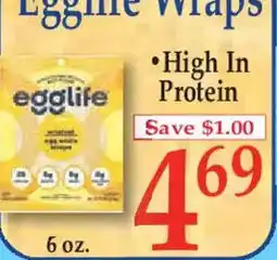 Market Basket Egglife Wraps offer