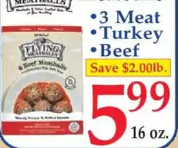 Market Basket Flying Brands Turkey & Beef Meatballs offer