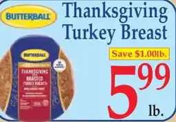 Market Basket Butterball thanksgiving turkey breast offer