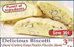 Market Basket Delicious Biscotti offer