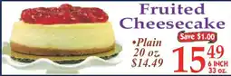 Market Basket Fruited Cheesecake offer