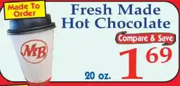 Market Basket M B Fresh Made Hot Chocolate offer