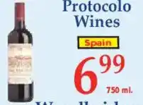 Market Basket Protocolo Wines offer