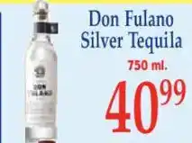 Market Basket Don Fulano Silver Tequila offer