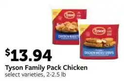 Fareway Tyson Family Pack Chicken offer