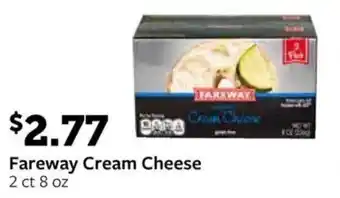 Fareway cream cheese
