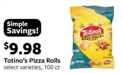 Fareway Totino's Pizza Rolls offer