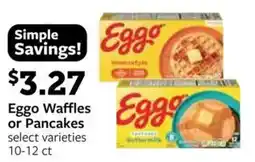 Fareway Eggo Waffles or Pancakes offer