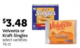 Fareway Velveeta or Kraft Singles offer