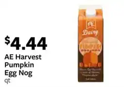 Fareway AE Harvest Pumpkin Egg Nog offer
