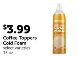 Fareway Coffee Toppers Cold Foam offer