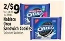 Pioneer Supermarkets Nabisco Oreo Sandwich Cookies offer