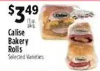 Pioneer Supermarkets Calise Bakery Rolls offer
