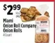 Pioneer Supermarkets Miami Onion Roll Company Onion Rolls offer