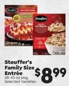 Sentry Stouffer's Family Size Entrée offer