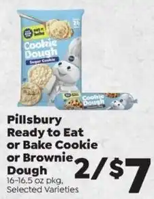Sentry Pillsbury Ready to Eat or Bake Cookie or Brownie Dough offer