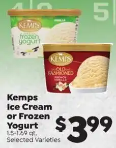 Sentry Kemps Ice Cream or Frozen Yogurt offer