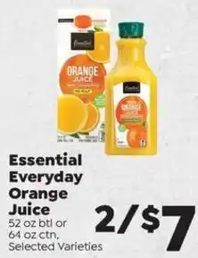 Sentry Essential Everyday Orange Juice offer