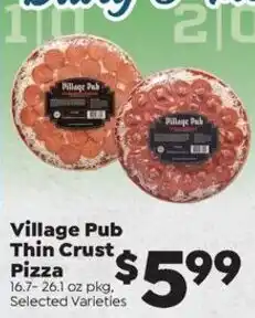 Sentry Village Pub Thin Crust Pizza offer