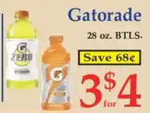 Market Basket Gatorade offer