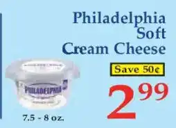 Market Basket Philadelphia soft cream cheese offer