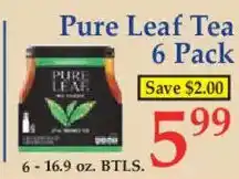 Market Basket Pure Leaf Tea offer