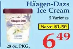 Market Basket Häagen-Dazs ice cream offer