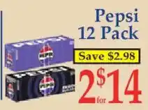 Market Basket Pepsi 12 Pack offer