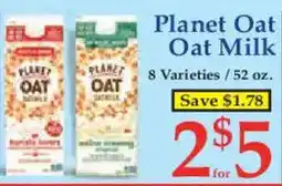 Market Basket Planet Oat Oat Milk offer
