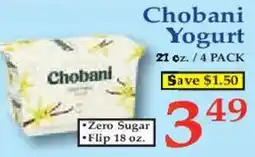Market Basket Chobani Yogurt offer